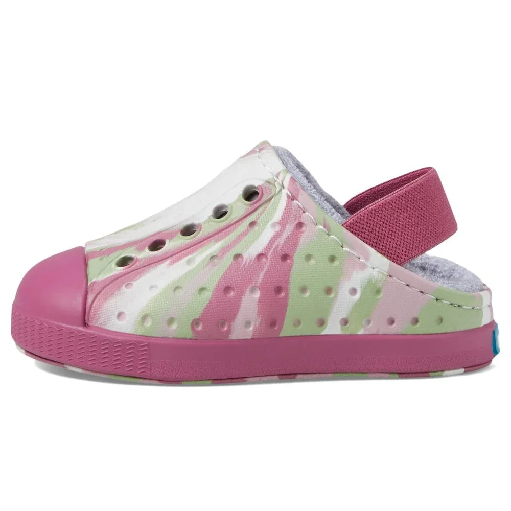 Native Shoes Jefferson Mule Kids 6 Twilight Pink Marble Slip On Shoes HTAT1723
